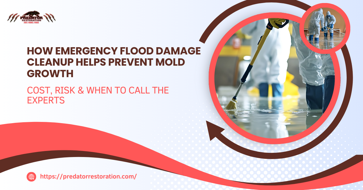 How Emergency Flood Damage Cleanup Helps Prevent Mold Growth