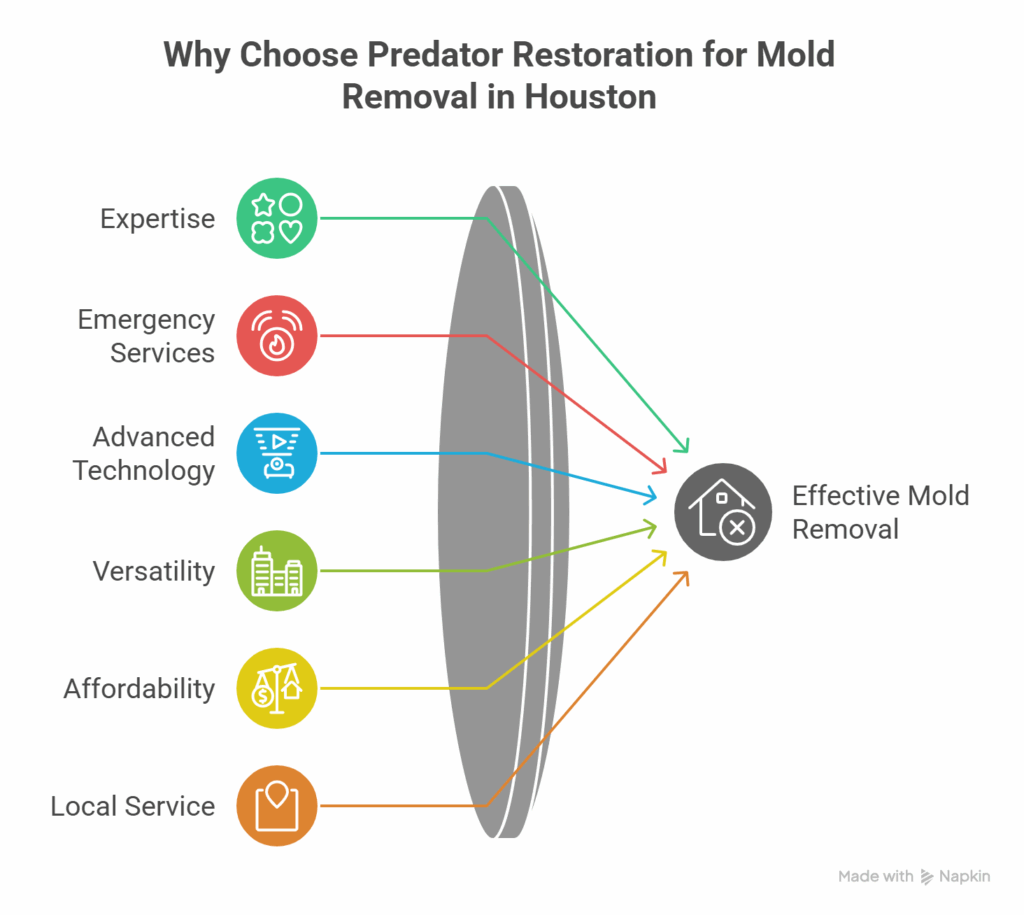 Why Choose Predator Restoration for Mold Removal in Houston