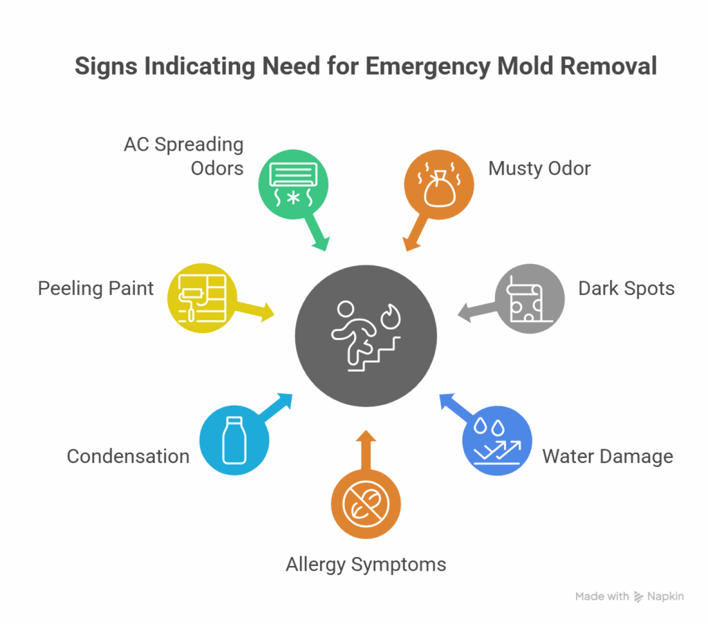 What Are the Signs You Need Emergency Mold Removal?