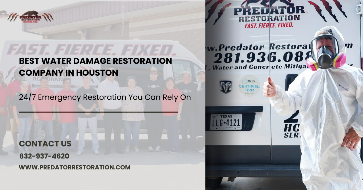 Best Water Damage Restoration Company in Houston