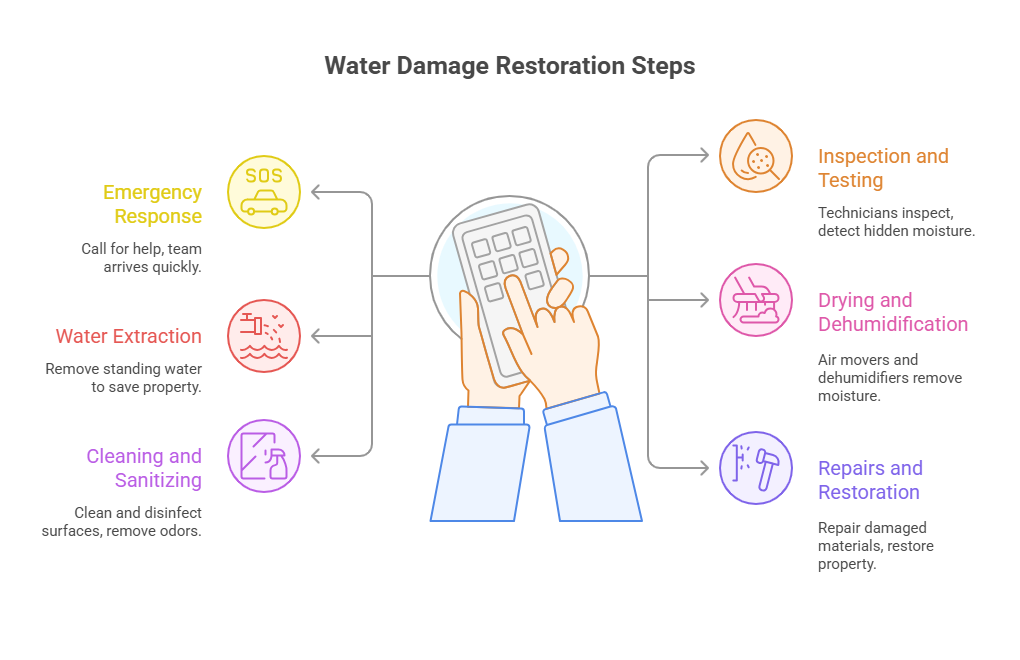 Water Damage Restoration Process Step by Step