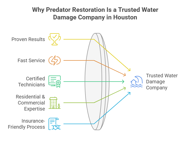 Why Predator Restoration Is a Trusted Water Damage Company in Houston